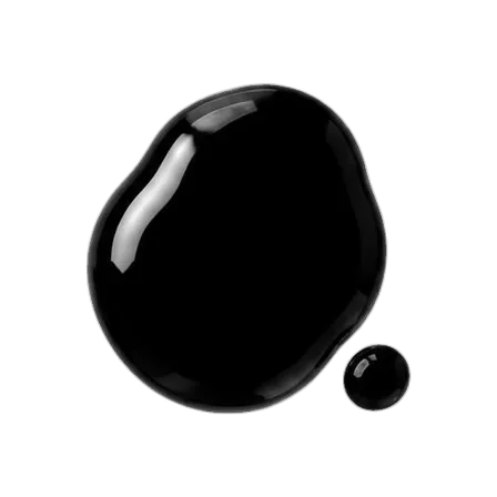 Printer ink speck (0.0001 mL)