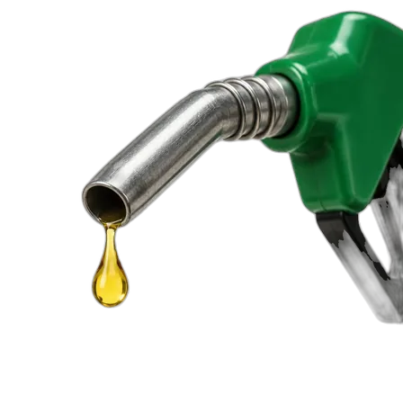 Drop of gasoline