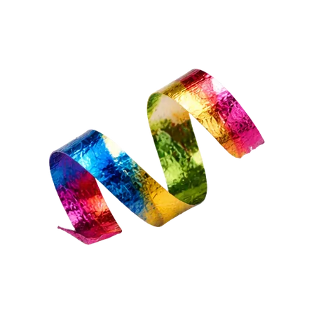 A 1 cm² piece of party confetti