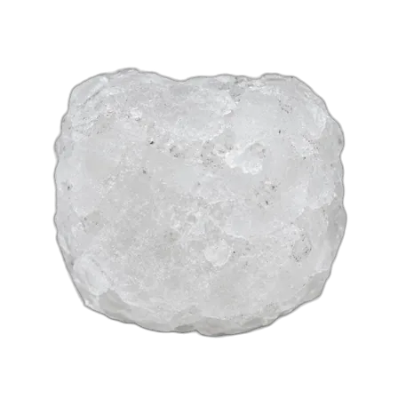 Rock salt pellet