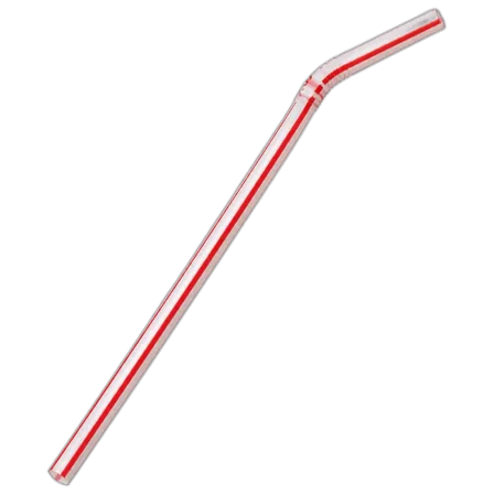 Plastic drinking straw