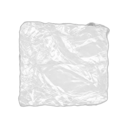 Cling film scrap (1 cm²)