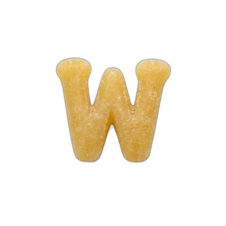 Alphabet pasta letter