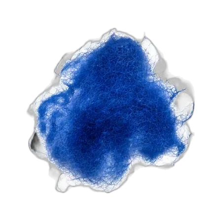 Velvet lint (0.2 mm²)